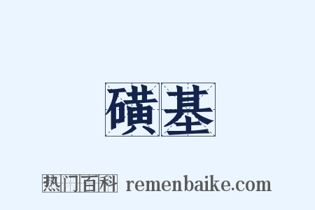 磺基是什么意思的图片